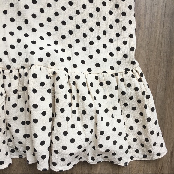 NWT TiMo Polka Dot Bubble Crepe Midi Dress - Picture 7 of 16